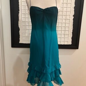 NWT Rebecca Taylor Ombré Silk Slip Dress size 2 Neiman Marcus